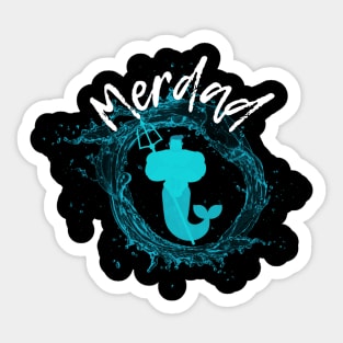 Merfamily-Dad Sticker